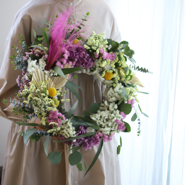 過去に制作したフラワーリース